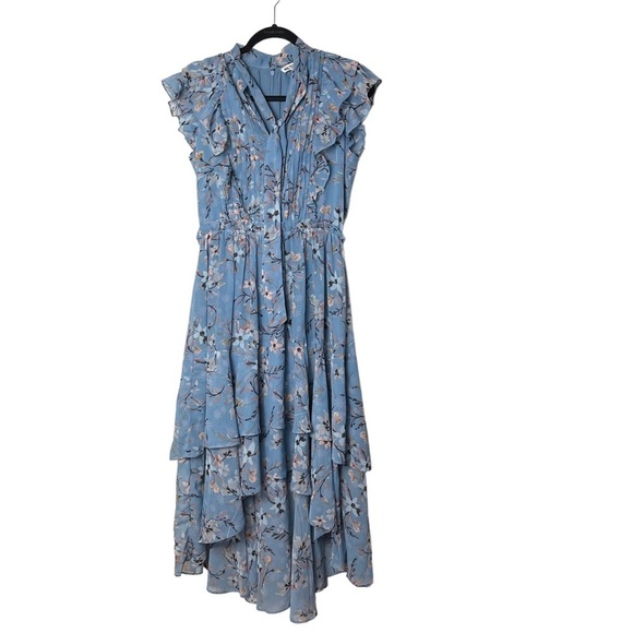 Walter Baker Jayda Ruffled Floral High-low Dress Size 2 - Picture 2 of 16